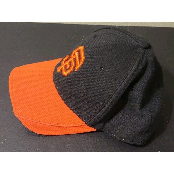 San Francisco Giants Batting Practice Hat New Era 39Thirty Size S/M Black Flex - Picture 2 of 6